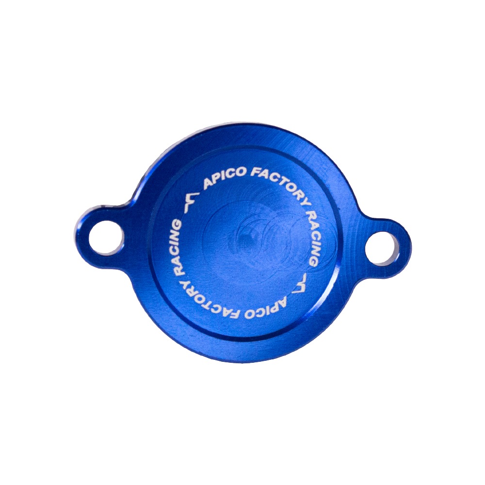 OIL FILTER COVER KAWASAKI KX450F 16-18  BLUE